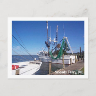 Garnelenboote Postkarte