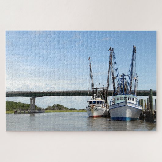 Garnelenboote Puzzle (Horizontal)