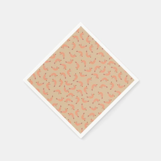 Garnelendusche Serviette (Ecke)