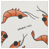 Garnelengewebe Stoff (Muster)