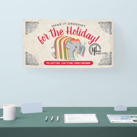 Garnelenhaar Weihnachtsgeschenk Banner (Messe)