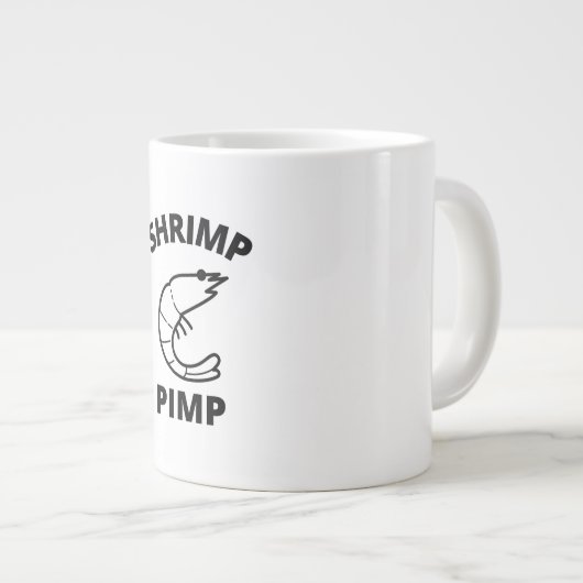 Garnelenpimp Jumbo-Tasse (Vorderseite Rechts)