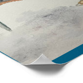 Garnelenprint von C. JONES Poster (Ecke)