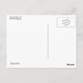 Garner Valley, CA Postkarte (Rückseite)