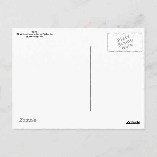 Garner Valley Postcard Postkarte (Rückseite)