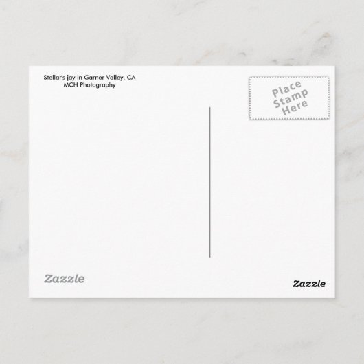 Garner Valley Postcard Postkarte (Rückseite)