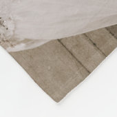 Garnet 2. Hochzeit Jubiläum Kontur Herz Rot Fleecedecke (Ecke)