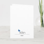 Garnet 2. Hochzeitstag Rote Schwester Karte (Rückseite)