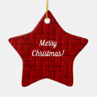Garnet Christmas Star Ornament