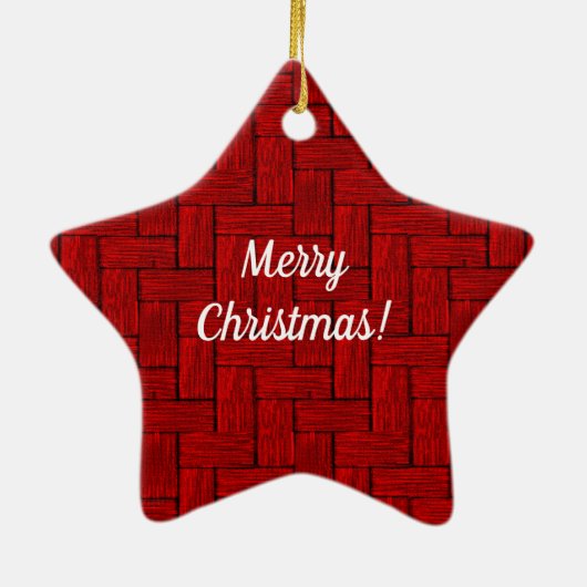 Garnet Christmas Star Ornament (Hinten)