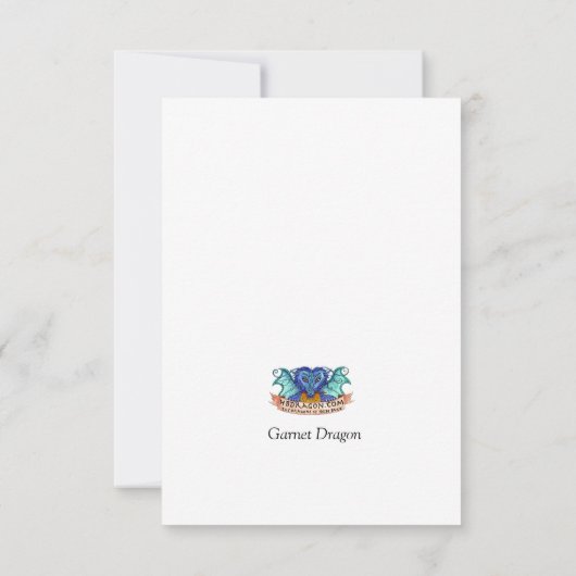 Garnet Dragon Karte (Rückseite)