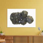 Garnet in natürlicher Form Leinwanddruck (Insitu (Wohnzimmer))