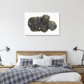 Garnet in natürlicher Form Leinwanddruck (Insitu (Schlafzimmer))