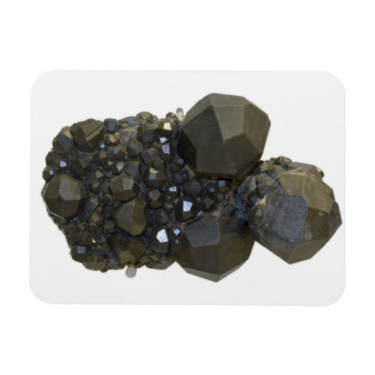 Garnet in natürlicher Form Magnet (Horizontal)