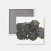 Garnet in natürlicher Form Magnet (Vorderseite/Rückseite)
