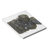 Garnet in natürlicher Form Notizblock (angewinkelt)
