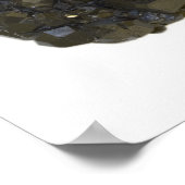 Garnet in natürlicher Form Poster (Ecke)