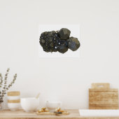 Garnet in natürlicher Form Poster (Küche)