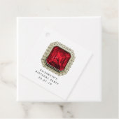 Garnet Januar Birthstone Geschenkanhänger (Beispiel)