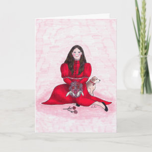 Garnet - Januar Geburtstag Karte