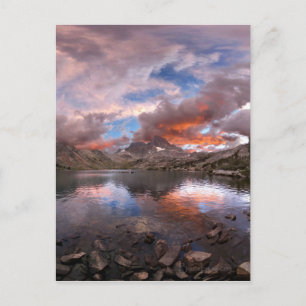Garnet Lake Sunset on Banner Peak John Muir Trail Postkarte