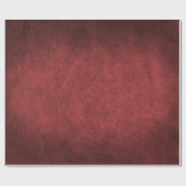 Garnet Red Old World Imitats Leather Geschenkpapier (Flach)