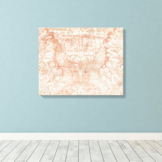 Garnet Weft Leinwanddruck (Insitu (Holzboden))