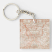 Garnet Weft Schlüsselanhänger (Vorderseite)