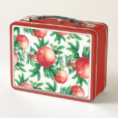 Garnetmuster Metall Brotdose (Rückseite)