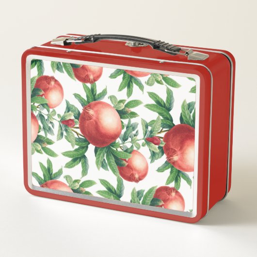 Garnetmuster Metall Brotdose (Rückseite)