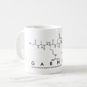 Garnett Peptidname Tasse (Vorderseite Links)