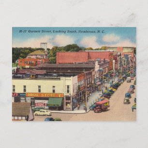 Garnett Street, Henderson, North Carolina Postkarte