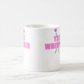 Garnflüsterer Lustiger Strickliebhaber Häkeln Kaffeetasse (Mittel)