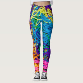 Garngewebe Leggings