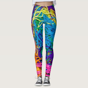 Garngewebe Leggings