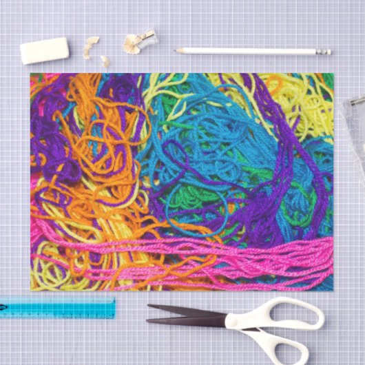 Garngewebe Themen Crocheting und Strickhandwerk Seidenpapier (Handwerk)