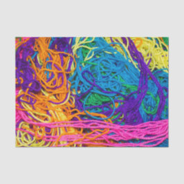 Garngewebe Themen Crocheting und Strickhandwerk Seidenpapier