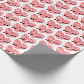 Garnherz + Crochet Hook Geschenkpapier (Ecke)