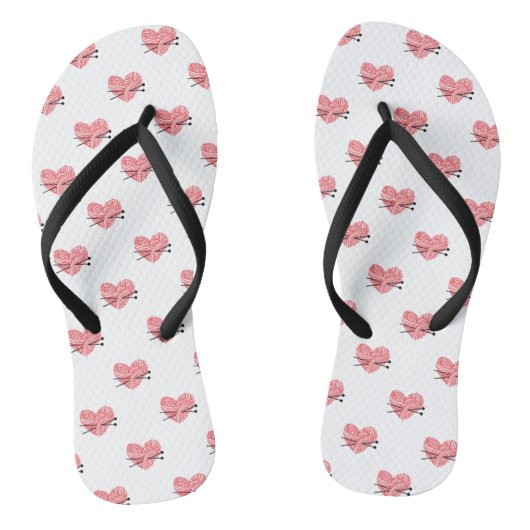 Garnherz und Nadeln Badesandalen (Fußbett)