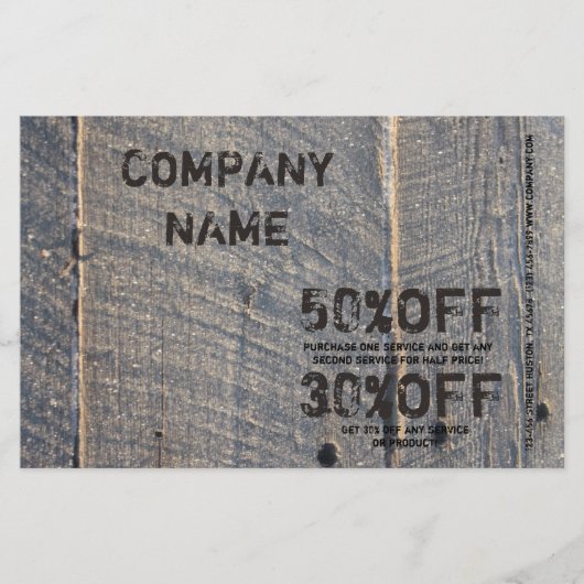 Garnholz Renovierung Carpentry Bau Flyer (Vorne)