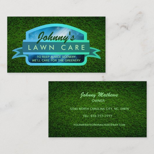 Garni-Cardada Visitenkarte (Vorne/Hinten)