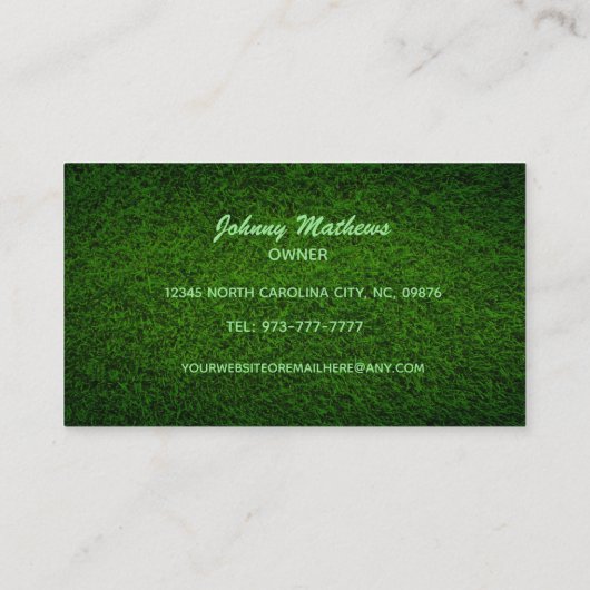 Garni-Cardada Visitenkarte (Rückseite)