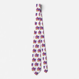 Garnitur-Halsband mit Gänseblümchen-Muster, Blumen Krawatte