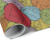 Garnknäuel Geschenkpapier (Rolleneckpunkt)
