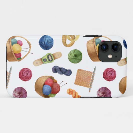 Garnknette und Crochet-Telefonabdeckung Case-Mate iPhone Hülle (Rückseite (Horizontal))