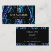 Garnknitting Handspun Texturfotografie Visitenkarte (Vorne/Hinten)