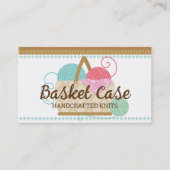 Garnkörbe aus Knittergeflecht Visitenkarte (Vorderseite)