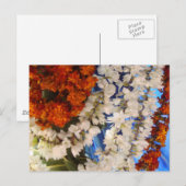 Garnland der indischen Blume Postkarte (Vorne/Hinten)