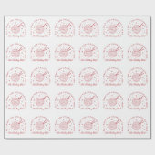 Garnliebhaber Weihnachtswerkstatt Geschenkpapier (Flach)