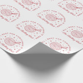 Garnliebhaber Weihnachtswerkstatt Geschenkpapier (Ecke)